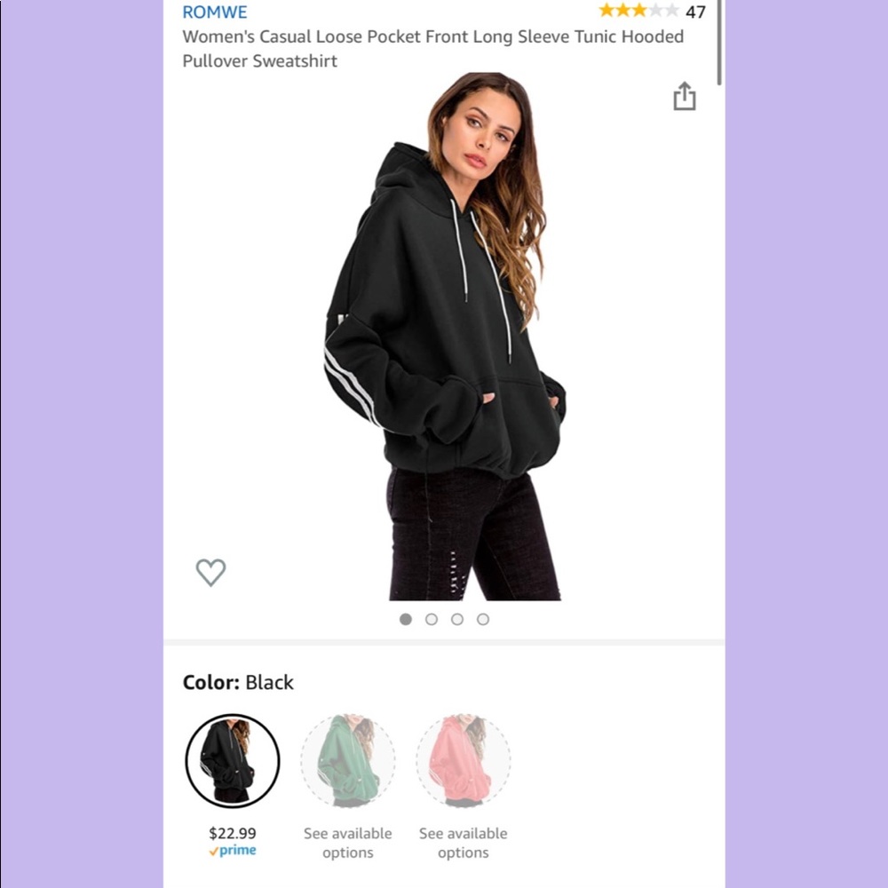 black hoodie